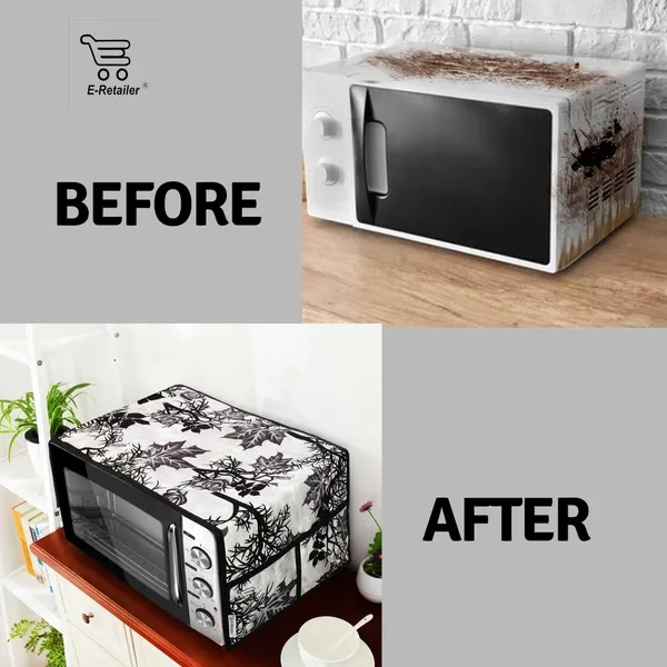 3-Layered_Microwave_Oven_Top_Cover_With_4_Utility_Pockets_(Material-Polyester,_Color-_Black,_Size-14x36_Inches)