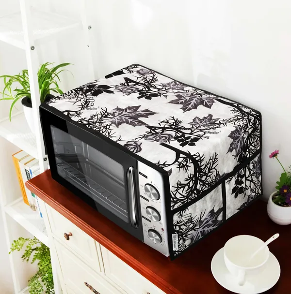 3-Layered_Microwave_Oven_Top_Cover_With_4_Utility_Pockets_(Material-Polyester,_Color-_Black,_Size-14x36_Inches)