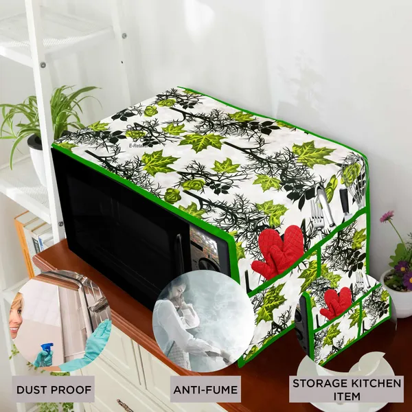 6_Pcs_Of_Cover_Appliance_Cover_Combo_Set_of_(1_Pc._Fridge_Top_Cover_+_1_Pc._Fridge_Handle_Cover_+_6_Pcs._Fridge_Mat)