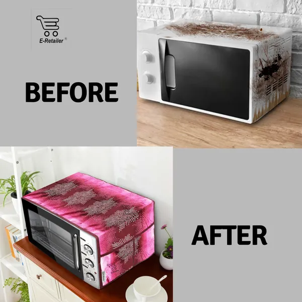 3-Layered_Microwave_Oven_Top_Cover_With_4_Utility_Pockets_(Material-Polyester,_Color-_Pink,_Size-14x36_Inches)