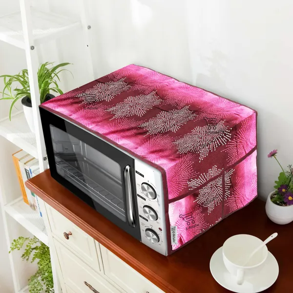3-Layered_Microwave_Oven_Top_Cover_With_4_Utility_Pockets_(Material-Polyester,_Color-_Pink,_Size-14x36_Inches)