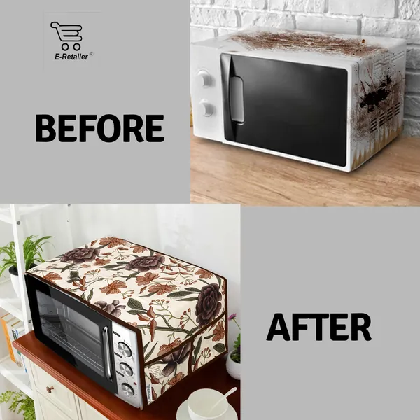 3-Layered_Microwave_Oven_Top_Cover_With_4_Utility_Pockets_(Material-Polyester,_Color-_Brown,_Size-14x36_Inches)