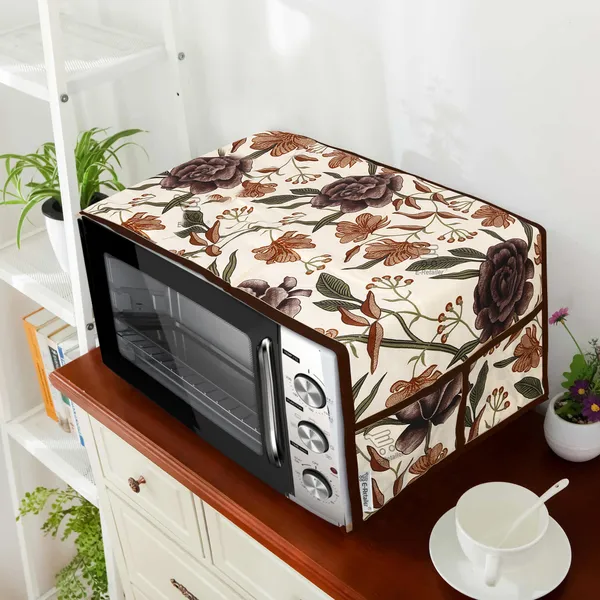 3-Layered_Microwave_Oven_Top_Cover_With_4_Utility_Pockets_(Material-Polyester,_Color-_Brown,_Size-14x36_Inches)