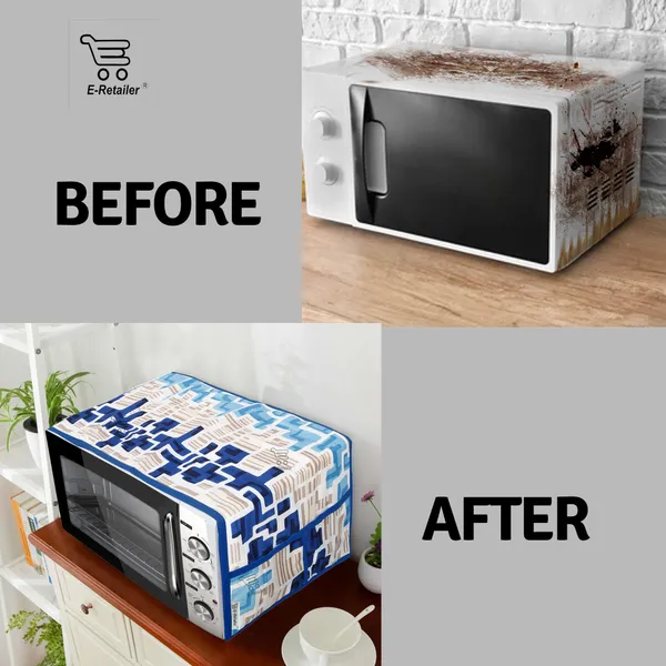 3-Layered_Microwave_Oven_Top_Cover_With_4_Utility_Pockets_(Material-Polyester,_Color-_Blue,_Size-14x36_Inches)