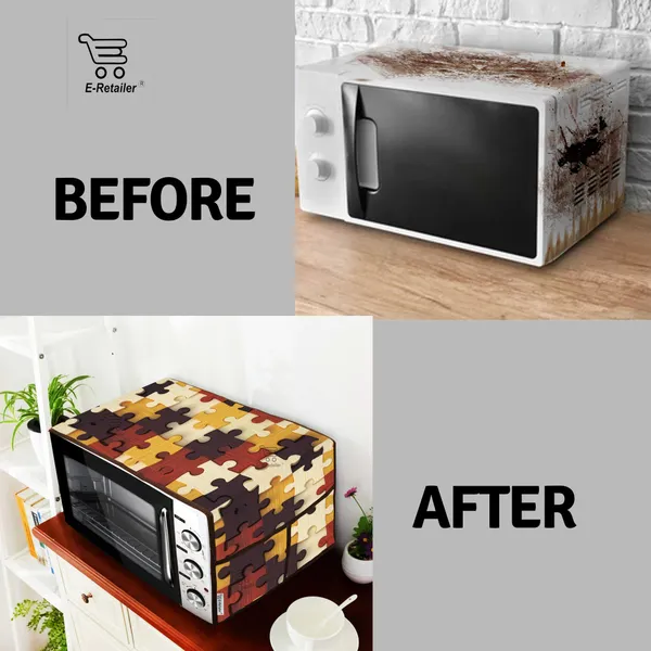 3-Layered_Microwave_Oven_Top_Cover_With_4_Utility_Pockets_(Material-Polyester,_Color-Yellow,_Size-14x36_Inches)