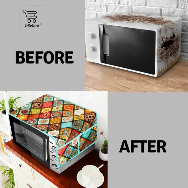 3-Layered_Microwave_Oven_Top_Cover_With_4_Utility_Pockets_(Material-Polyester,_Color-Multi,_Size-14x36_Inches)