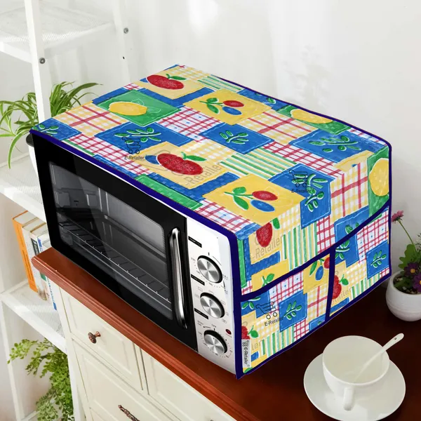 3-Layered_Microwave_Oven_Top_Cover_With_4_Utility_Pockets_(Material-PVC,_Color-_Blue,_Size-14x36_Inches)