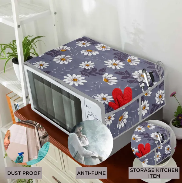 3-Layered_Microwave_Oven_Top_Cover_With_4_Utility_Pockets_(Material-PVC,_Color-_Gray,_Size-14x36_Inches)