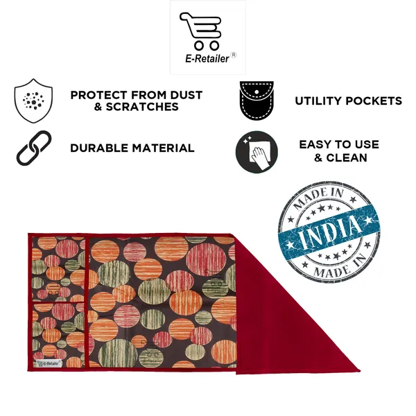 6_Pcs_Of_Cover_Multipurpose_Mats/Fridge_Mats/Refrigerator_Drawer_Mats_(Material-PP,_Color-Red,_Size-17.5X11.5_Inches)