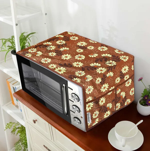 3-Layered_Microwave_Oven_Top_Cover_With_4_Utility_Pockets_(Material-PVC,_Color-_Brown,_Size-14x36_Inches)