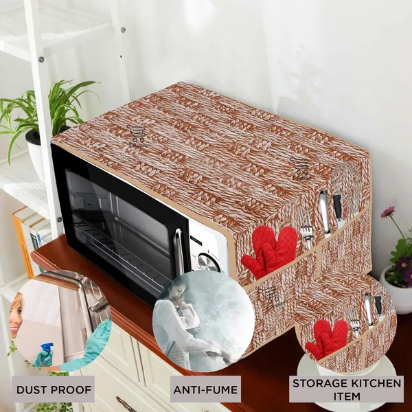 3-Layered_Microwave_Oven_Top_Cover_With_4_Utility_Pockets_(Material-PVC,_Color-_Yellow,_Size-14x36_Inches)