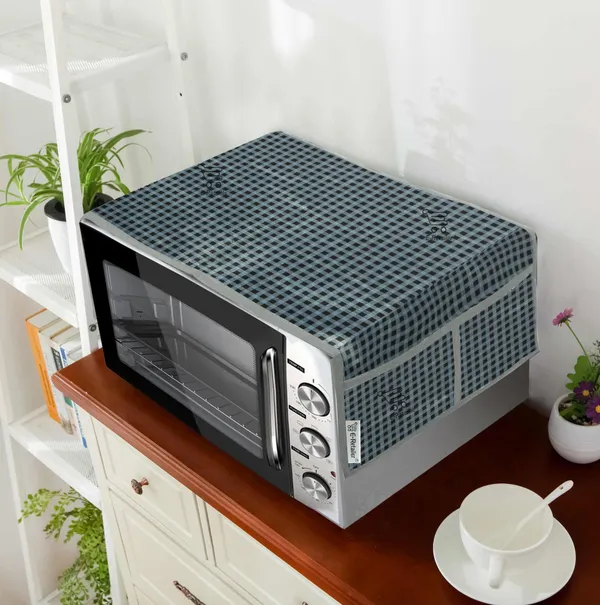 3-Layered_Microwave_Oven_Top_Cover_With_4_Utility_Pockets_(Material-PVC,_Color-_Gray,_Size-14x36_Inches)