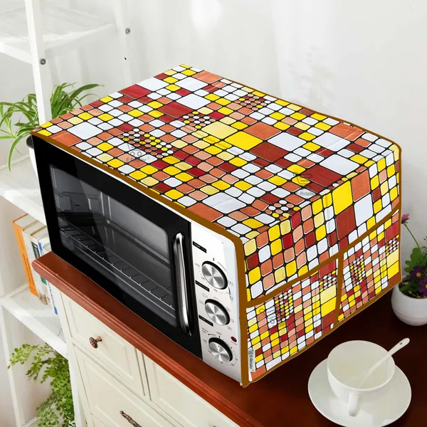 3-Layered_Microwave_Oven_Top_Cover_With_4_Utility_Pockets_(Material-PVC,_Color-_Brown,_Size-14x36_Inches)