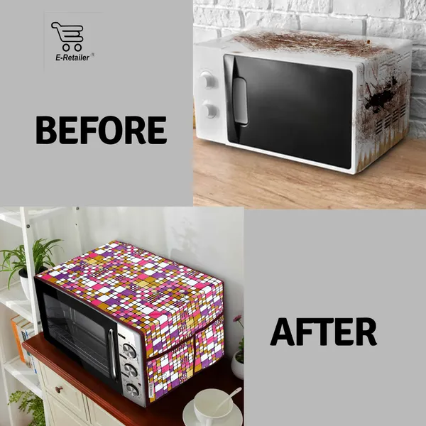 3-Layered_Microwave_Oven_Top_Cover_With_4_Utility_Pockets_(Material-PVC,_Color-_Pink,_Size-14x36_Inches)