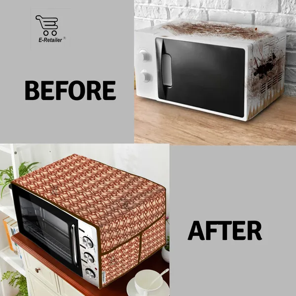 3-Layered_Microwave_Oven_Top_Cover_With_4_Utility_Pockets_(Material-PVC,_Color-_Brown,_Size-14x36_Inches)