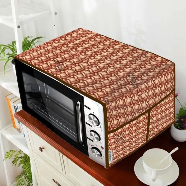 3-Layered_Microwave_Oven_Top_Cover_With_4_Utility_Pockets_(Material-PVC,_Color-_Brown,_Size-14x36_Inches)