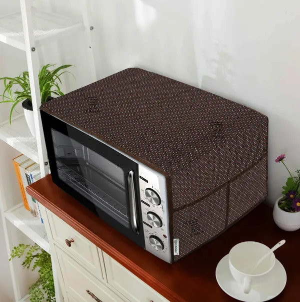 3-Layered_Microwave_Oven_Top_Cover_With_4_Utility_Pockets_(Material-Polyester,_Color-_Brown,_Size-14x36_Inches)