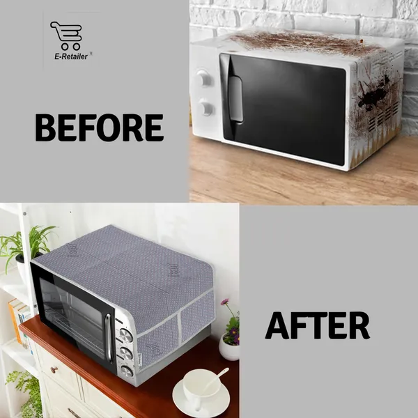 3-Layered_Microwave_Oven_Top_Cover_With_4_Utility_Pockets_(Material-Polyester,_Color-_Gray,_Size-14x36_Inches)