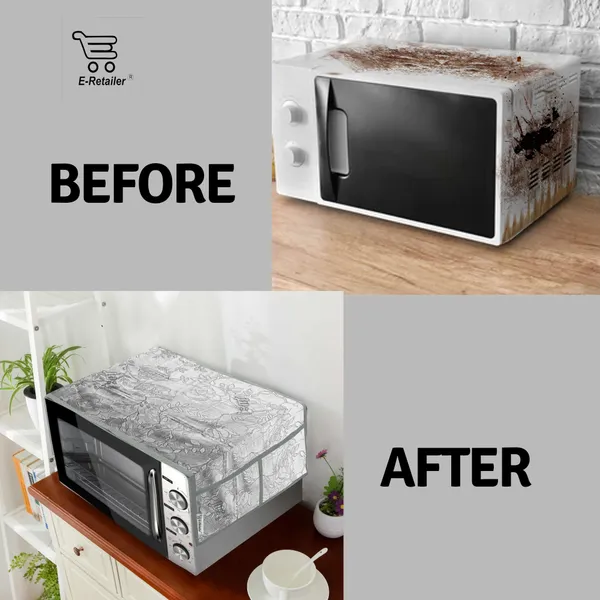2-Layered_Microwave_Oven_Top_Cover_With_4_Utility_Pockets_(Material-Rexine,_Color-_Gray,_Size-14x36_Inches)