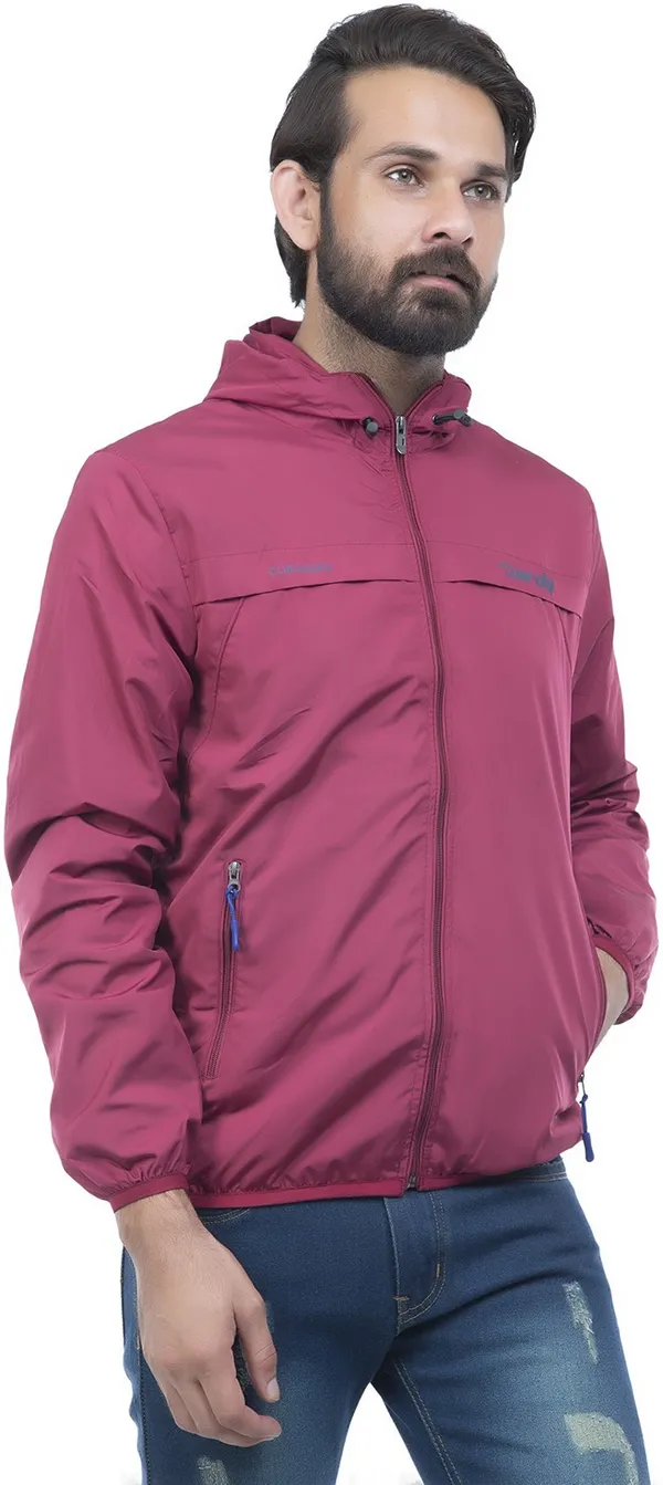 Maroon_Polyester_Windcheater_for_Men_|_Casual_Wear