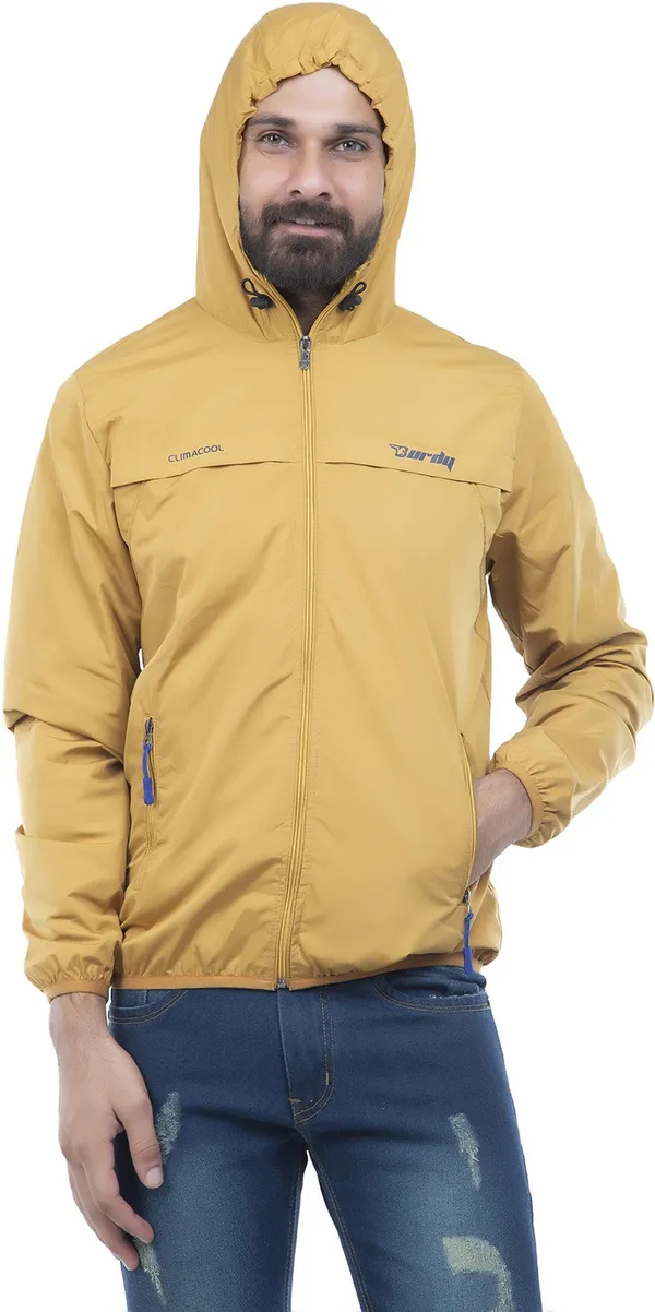 Yellow_Polyester_Windcheater_for_Men_|_Casual_Wear