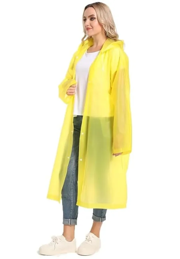 Women's_fancy_grey,_yellow,_pink_pvc_raincoat