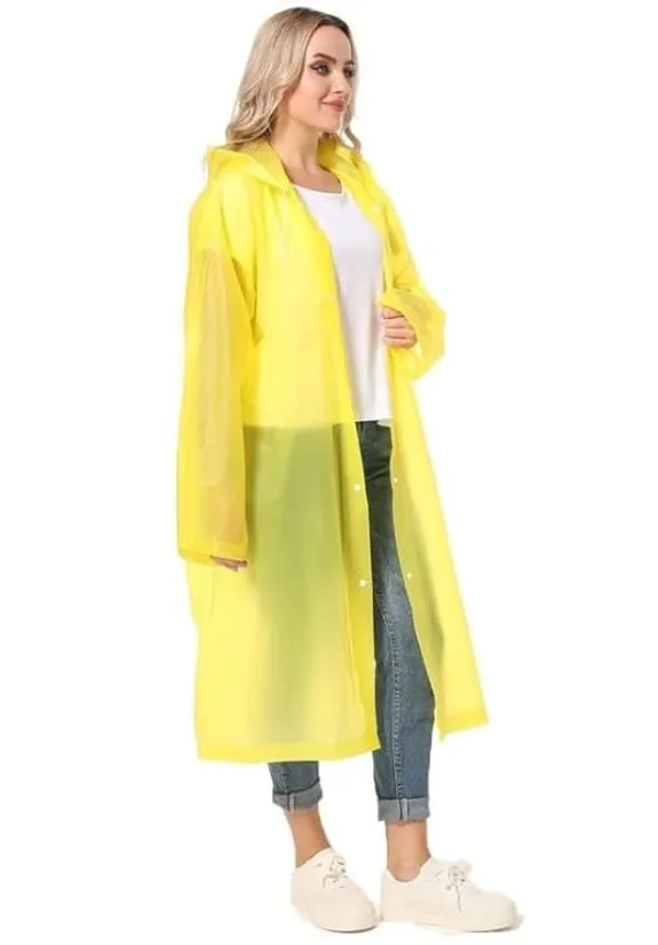 Women's_fancy_Purple,_black,white,blue,_yellow,pink_pvc_raincoat