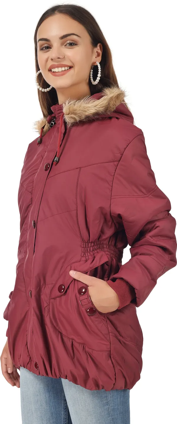 Maroon_Polyester_Jacket_for_Women_|_Casual_Wear