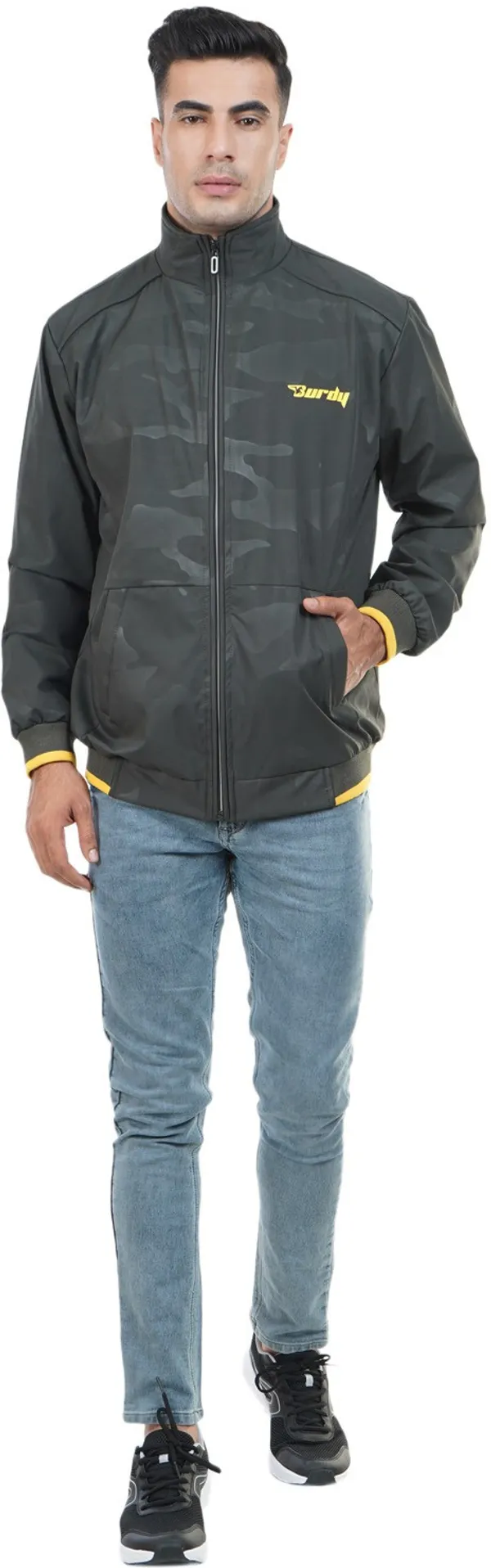 Black__Polyester_Jacket_for_Men_|_Casual_Wear