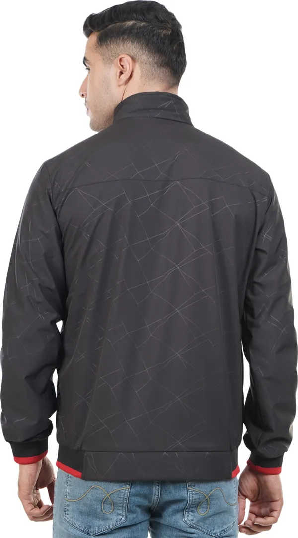 Black__Polyester_Jacket_for_Men_|_Casual_Wear