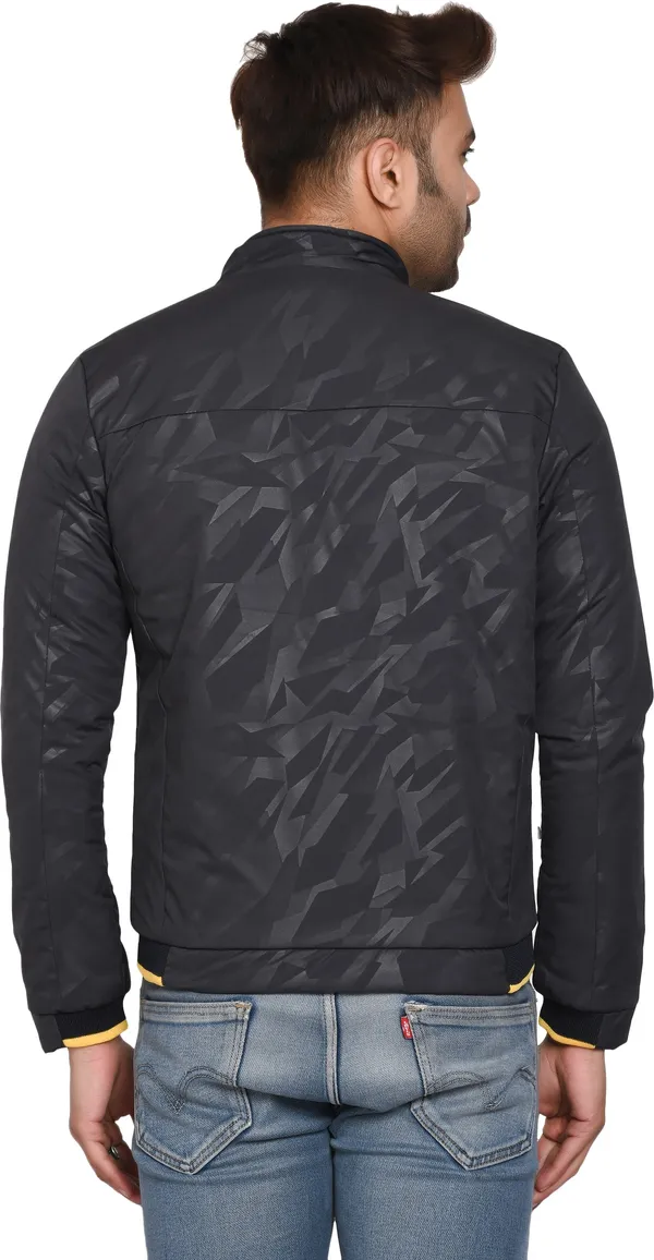 Black__Polyester_Jacket_for_Men_|_Casual_Wear