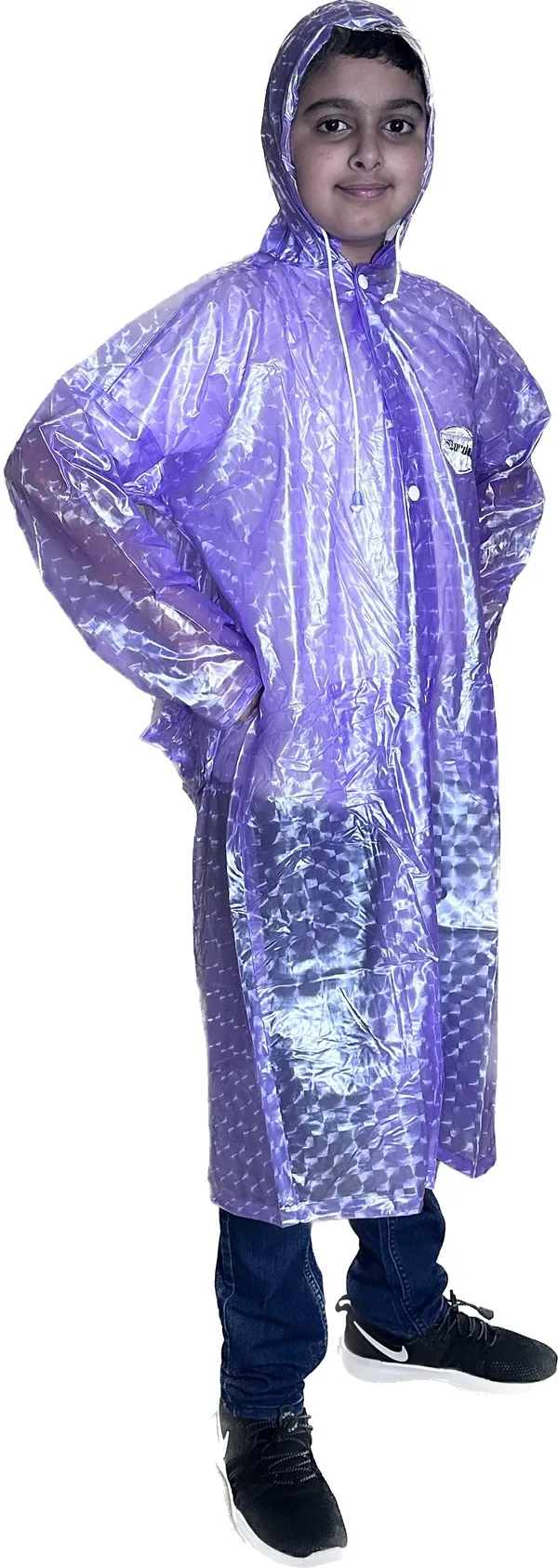 Polyester_Semi-Transparent_Solid_Raincoat_For_Boys_&_Girls_|_Purple
