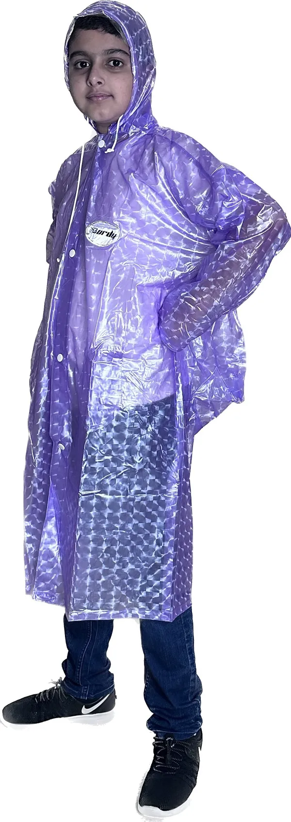 Polyester_Semi-Transparent_Solid_Raincoat_For_Boys_&_Girls_|_Purple