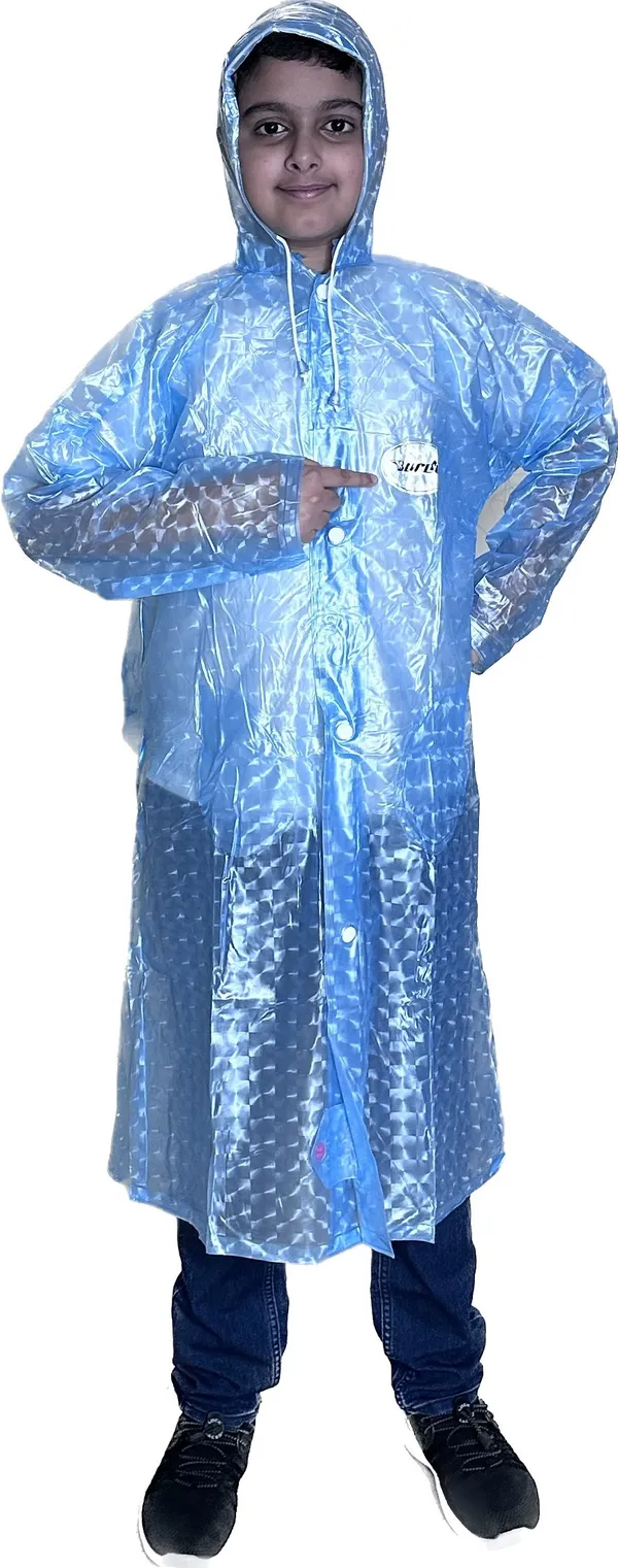 Polyester_Semi-Transparent_Solid_Raincoat_For_Boys_&_Girls_|_Blue