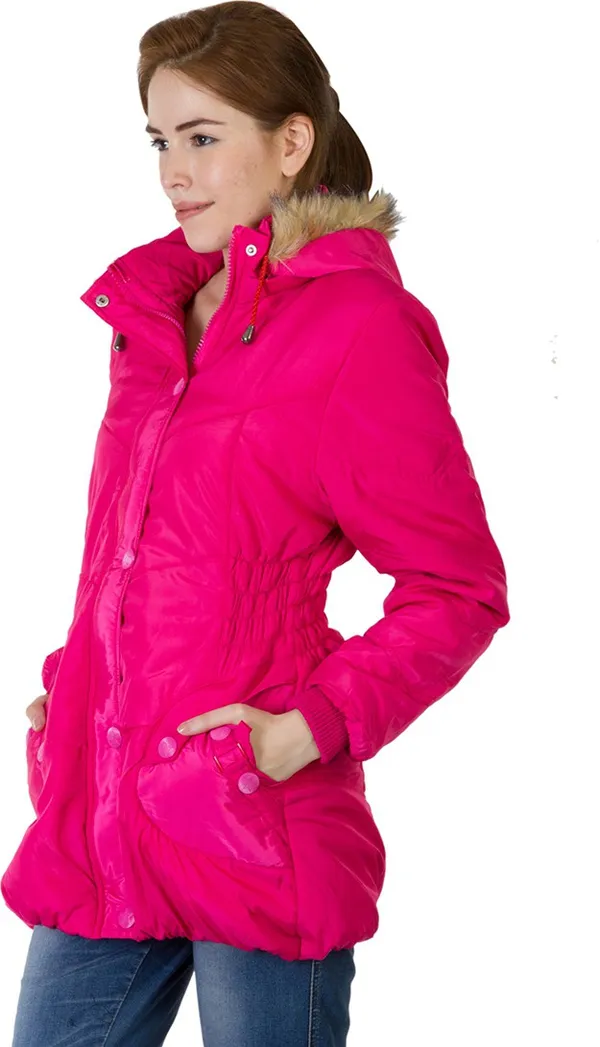 Pink_Polyester_Jacket_for_Women_|_Casual_Wear