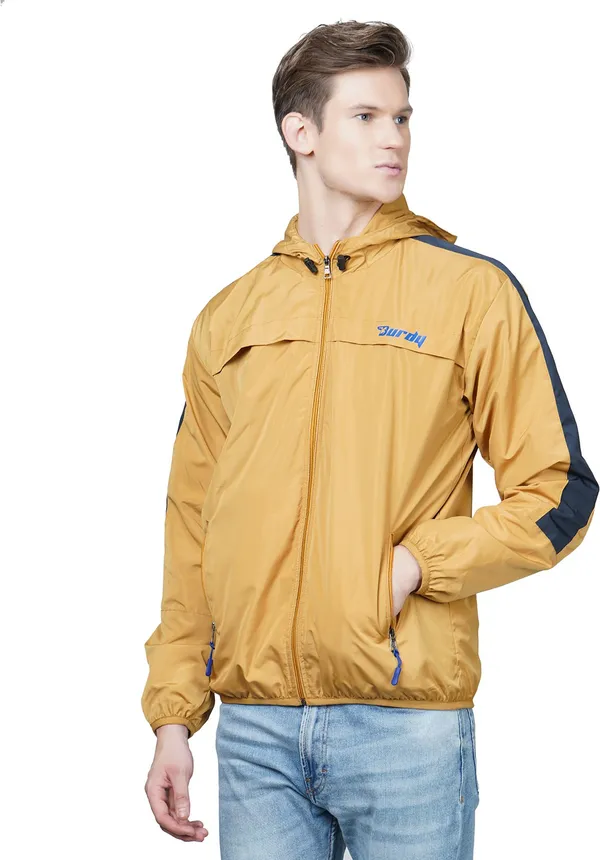 Yellow_Polyester_Jacket_for_Men_|_Casual_Wear