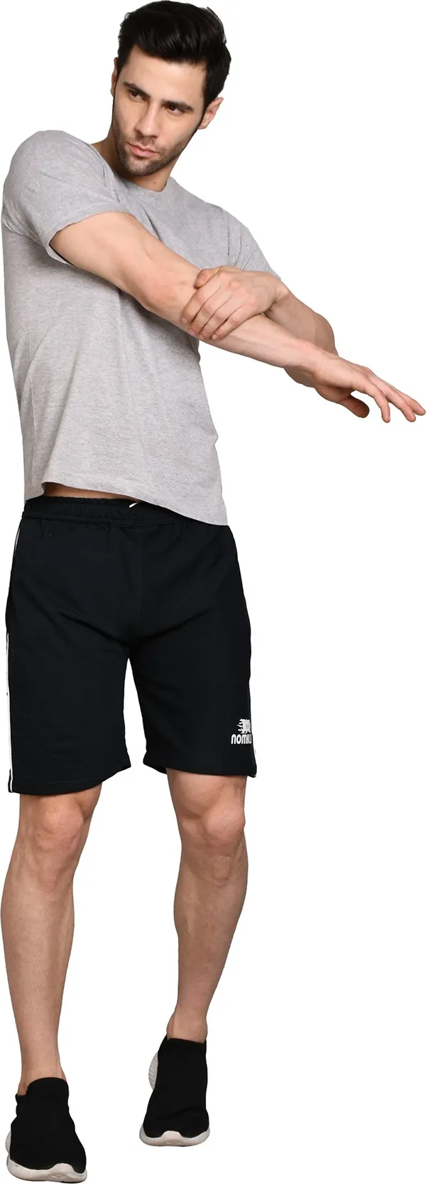 Polyester_Solid_Sports_Shorts_For_Men_|_Dark_Green