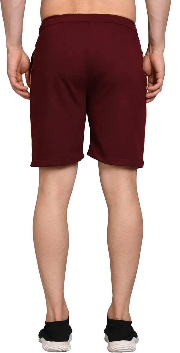 Polyester_Solid_Sports_Shorts_For_Men_|_Maroon