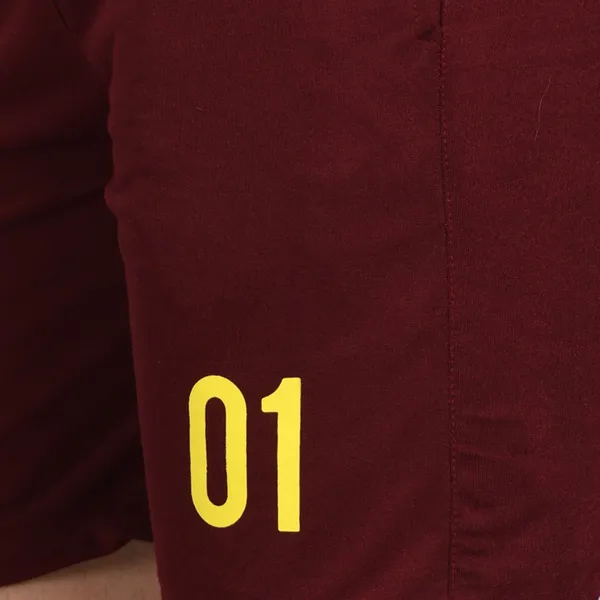 Polyester_Solid_Sports_Shorts_For_Men_|_Maroon