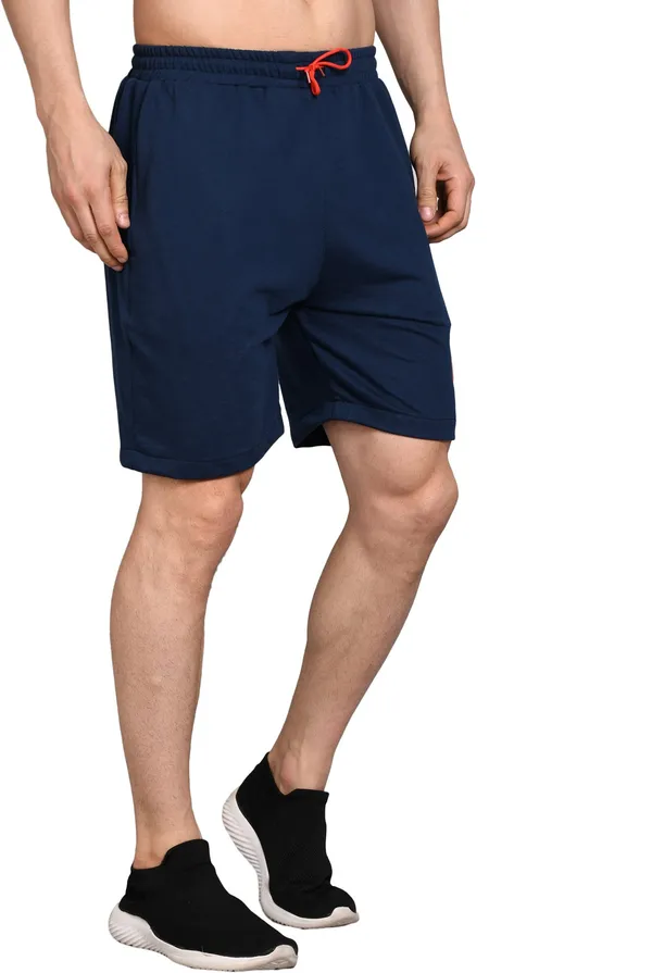 Polyester_Solid_Sports_Shorts_For_Men_|_Blue