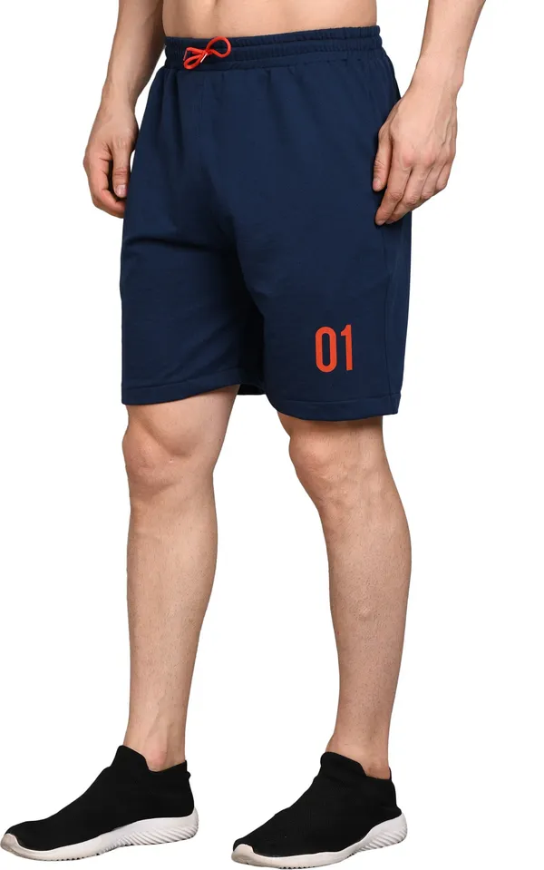 Polyester_Solid_Sports_Shorts_For_Men_|_Blue