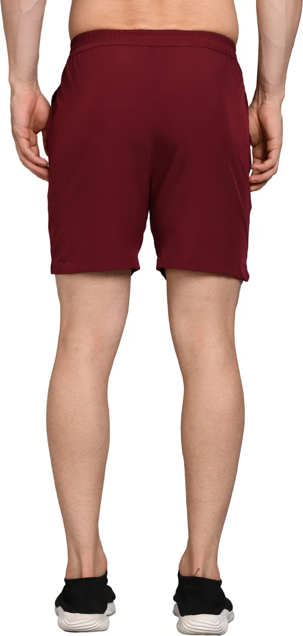 Polyester_Solid_Sports_Shorts_For_Men_|_Maroon
