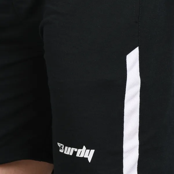 Polyester_Solid_Sports_Shorts_For_Men_|_Black
