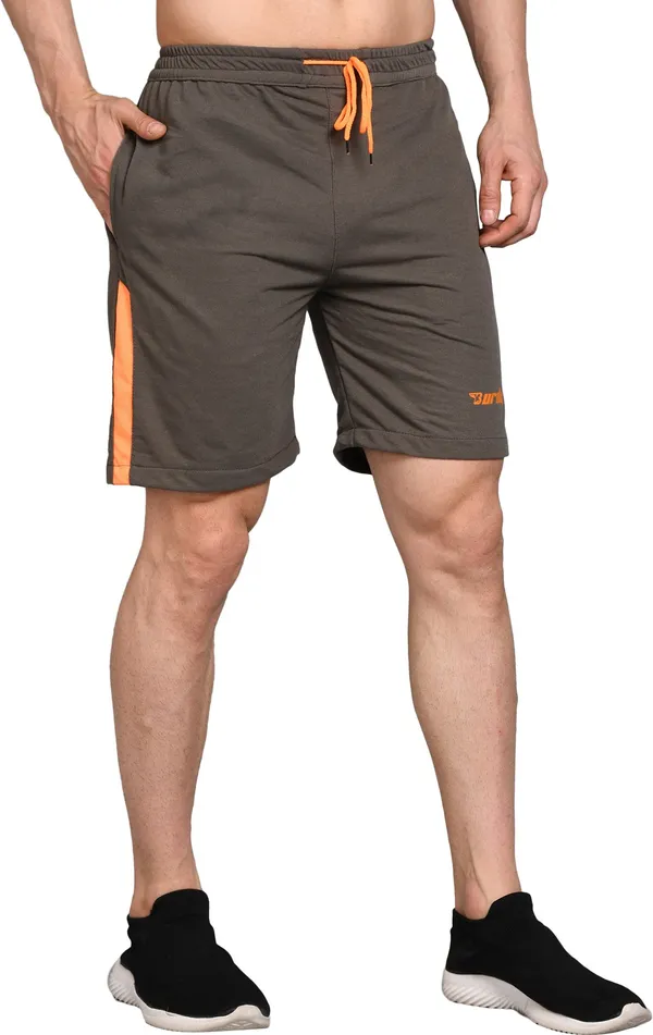 Polyester_Solid_Sports_Shorts_For_Men_|_Grey