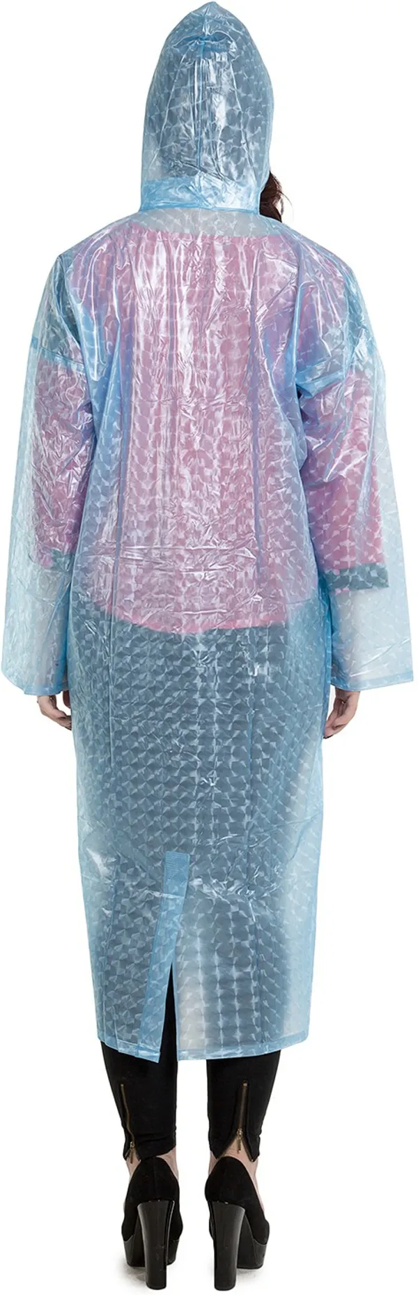 Polyester_Semi-Transparent_RainCoat_with_Hood_For_Women_|_100%_Waterproof_|_Royal