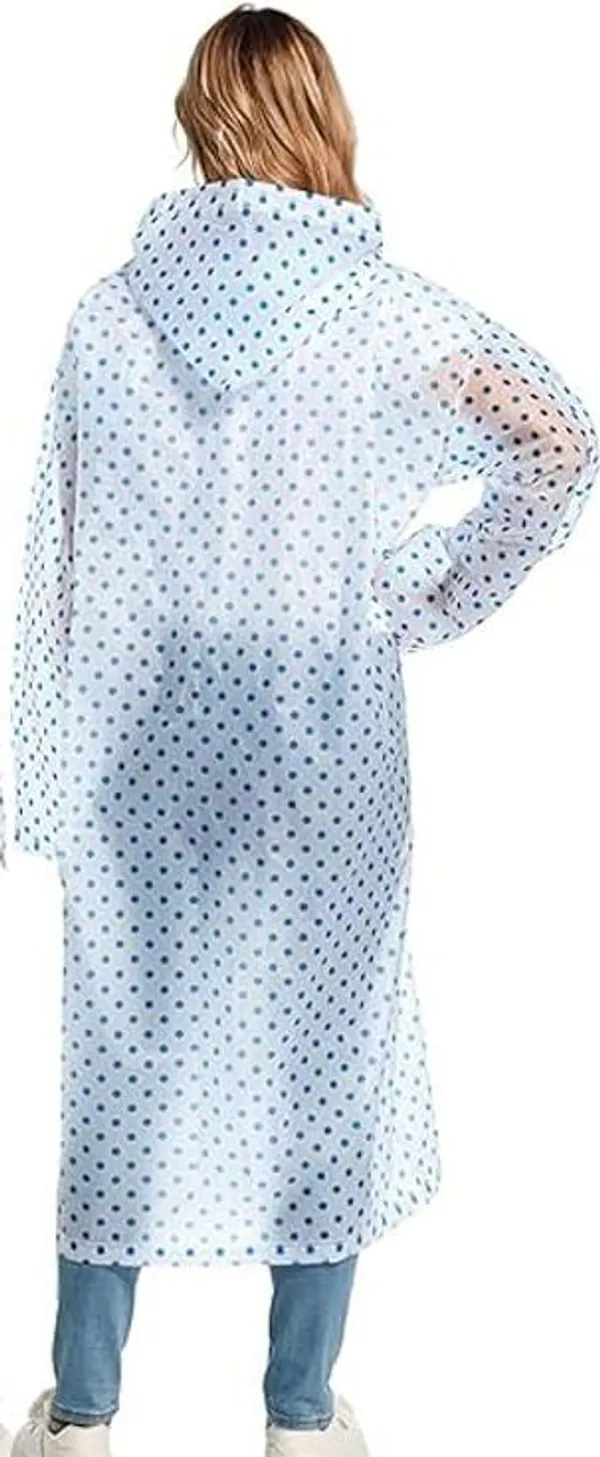Women's_fancy_Blue_color__pvc_raincoat