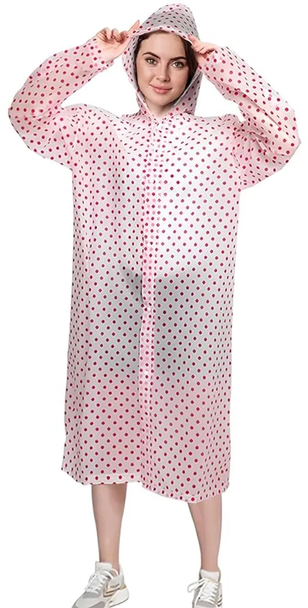 Women's_fancy_Blue_pink_color__pvc_raincoat