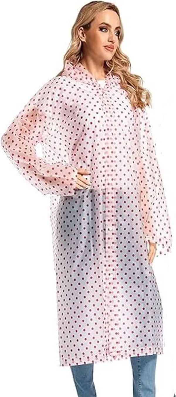 Women's_fancy_Blue_pink_color__pvc_raincoat