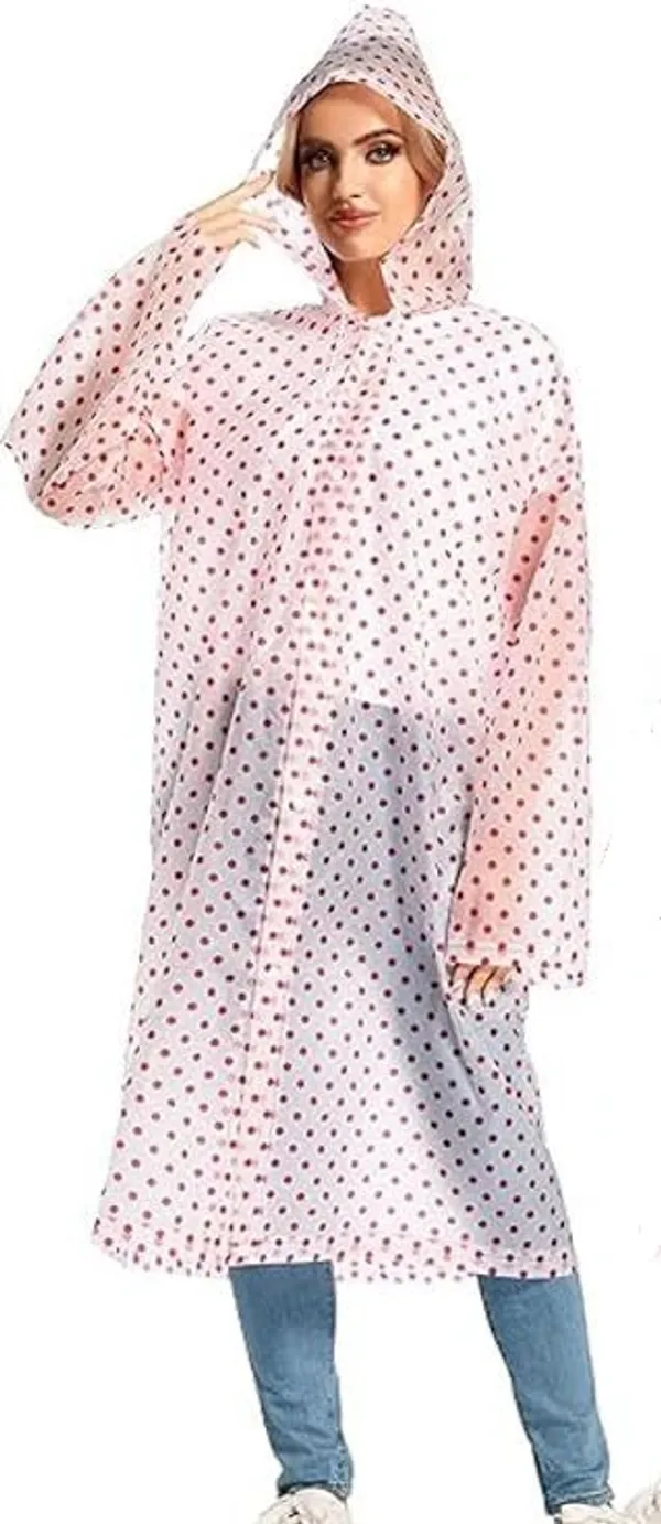 Women's_fancy_Blue_pink_color__pvc_raincoat