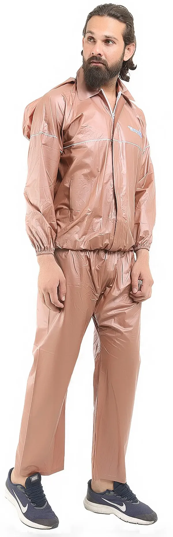 Polyester_Solid_Raincoat_For_Men_|_TAN